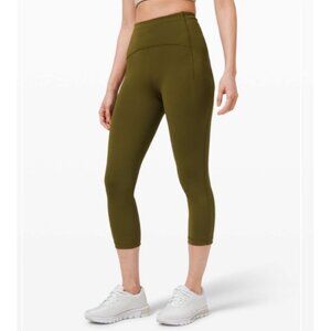 Lululemon Swift Speed High-Rise Crop 21" W6BLHS Luxtreme Moss Green